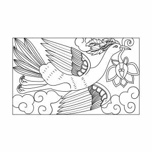 Hoa văn Hạc ngậm sen - HVĐV---LTH---CHAM-KHAC---087_ver_02