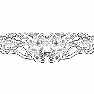 Họa tiết Mặt hổ phù / Long hàm thọ - HVĐV---NGN---DO---005_ver_01