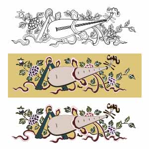 Hoa văn Bảo bối đàn trên pháp lam - HVĐV---NGN---KT---018_ver_03