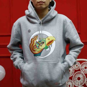 Áo hoodie Phượng hoàng - Ghi (Đã Hết Hàng)