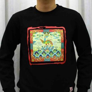 Áo nỉ Cẩm kê - Đen (Đã Hết Hàng)