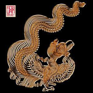 Phượng thời Lý - phiên bản kim loại đồng