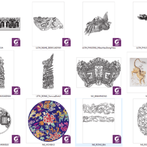 Bộ vector 20 file Hoa Văn Đại Việt (full)