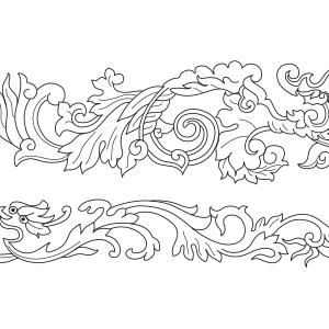 HỌA TIẾT LÁ LẬT